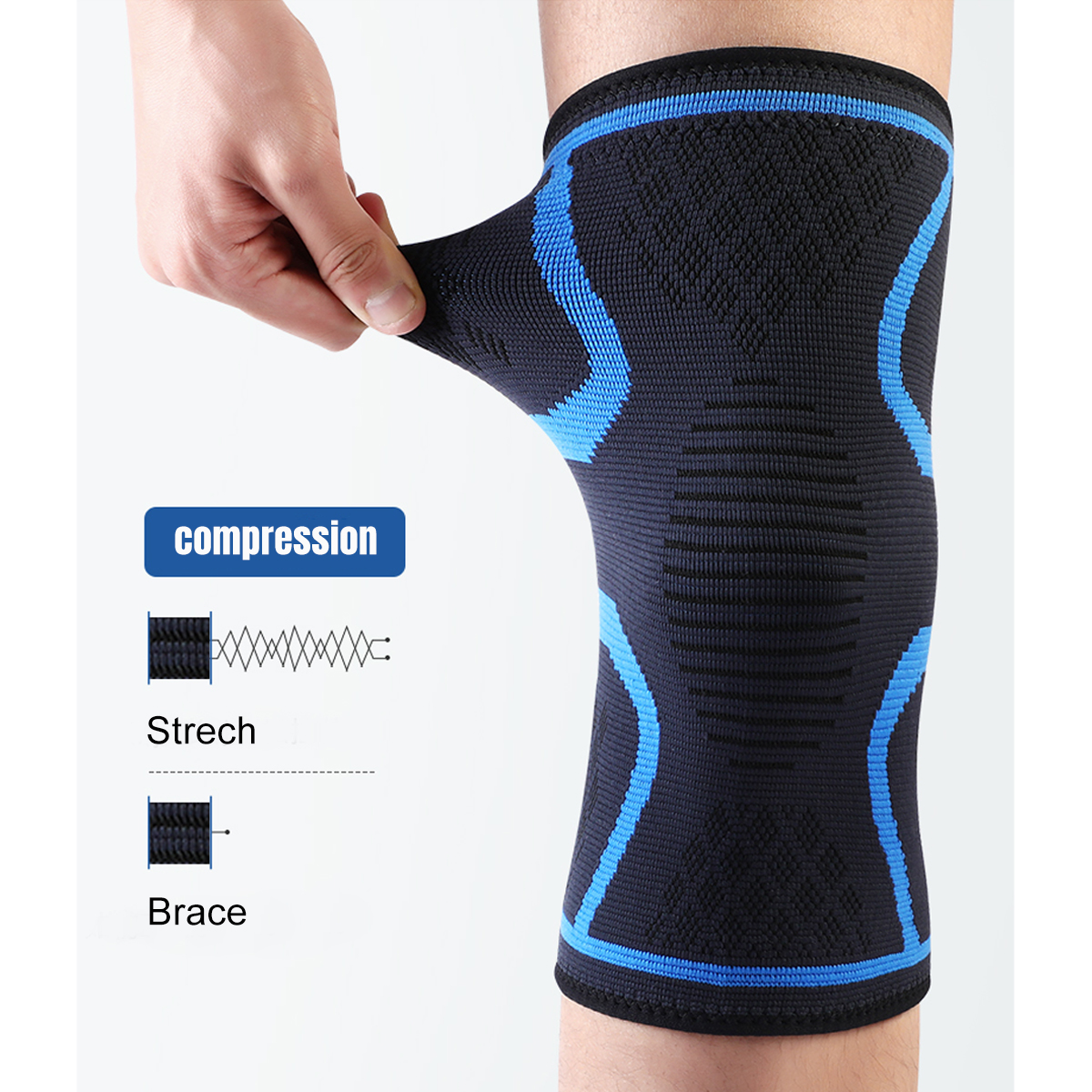 Knee Brace: Get Relief Knee Pain Compression Sleeve Sports