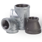 Malleable Iron 300# Galvanized Thrd 45 Elbow