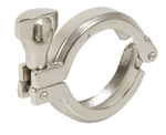 304 SS Sanitary Bevel Seat Hex Nut Clamp End