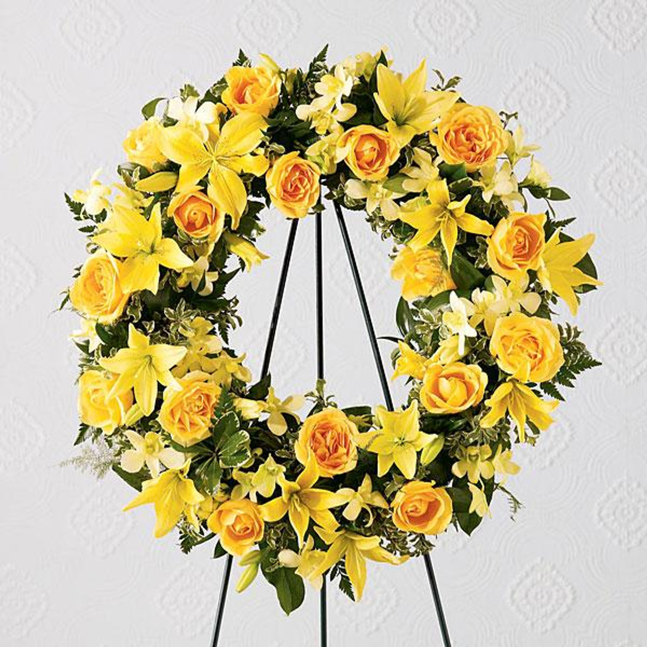 18 Floral Assortment Spring Wreath