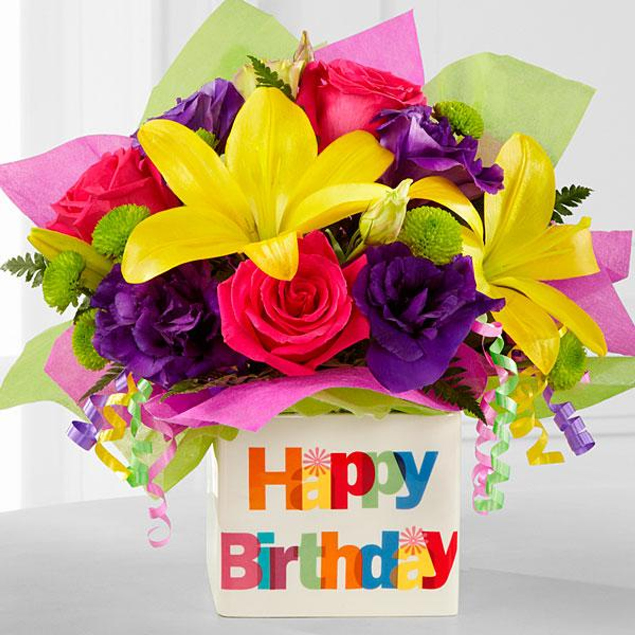 Teleflora's Birthday Ribbon Bouquet