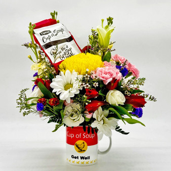 Get Well Soon Soup Mug Bouquet