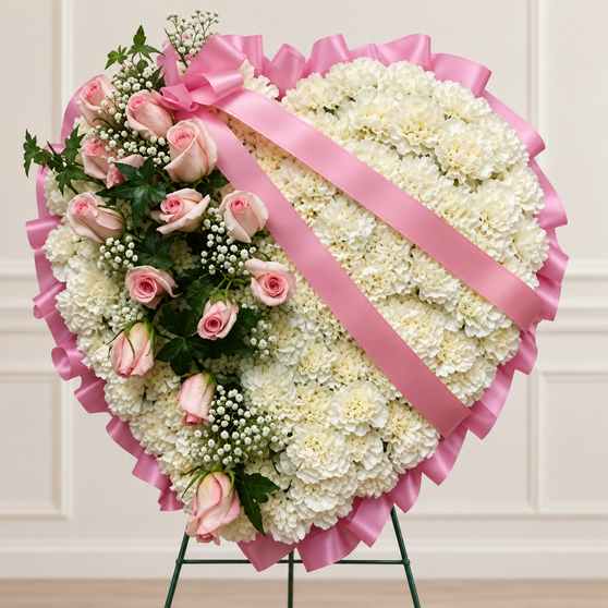 Heartful Grace Standing Heart Standard