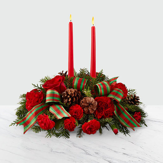 The Holiday Classics Centerpiece - Flower Den Florist | Northern