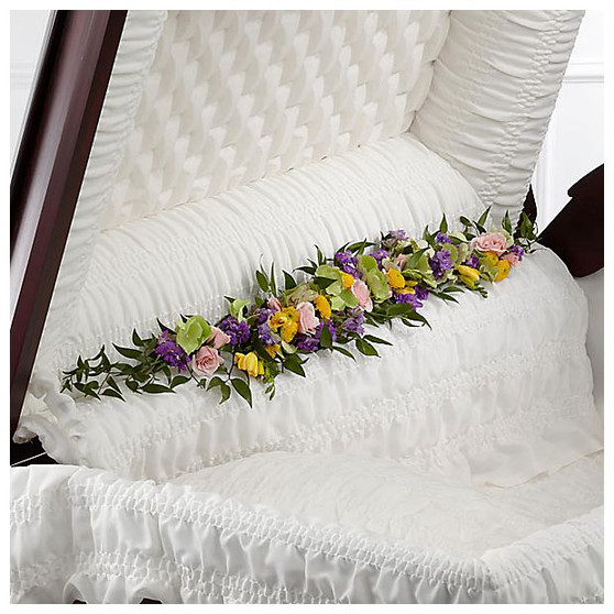 The Trail of Flowers Casket Adornment