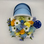 Blue Baby Bassinet Arrangement