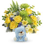 Joyful Blue Bear Bouquet