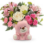 Precious Pink Bear Bouquet