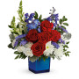 Red White and Blooms Bouquet