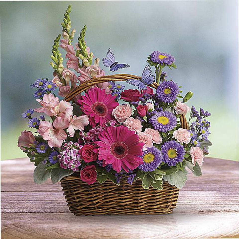 Country Basket Blooms Flower Den Florist Northern Virginia