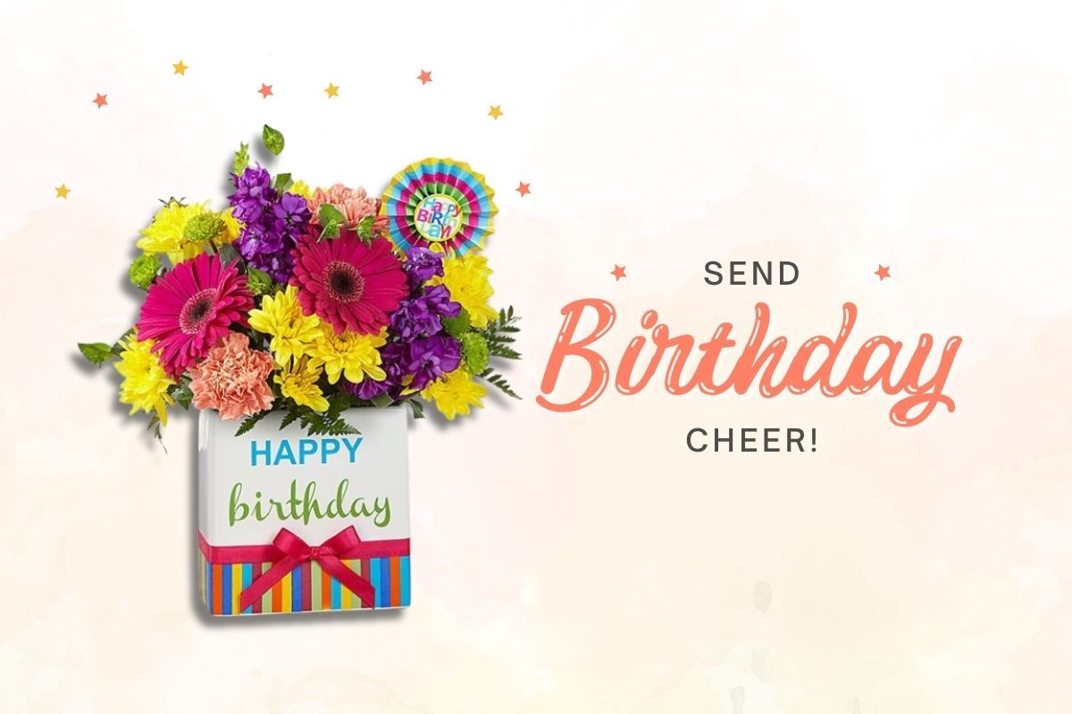 Birthday flowers delivered to Fort Belvoir