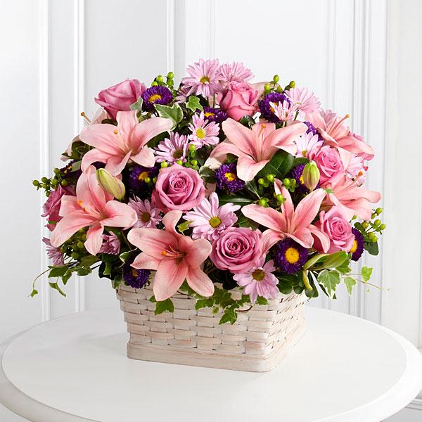 The Loving Sympathy™ Basket - Flower Den Florist | Northern Virginia