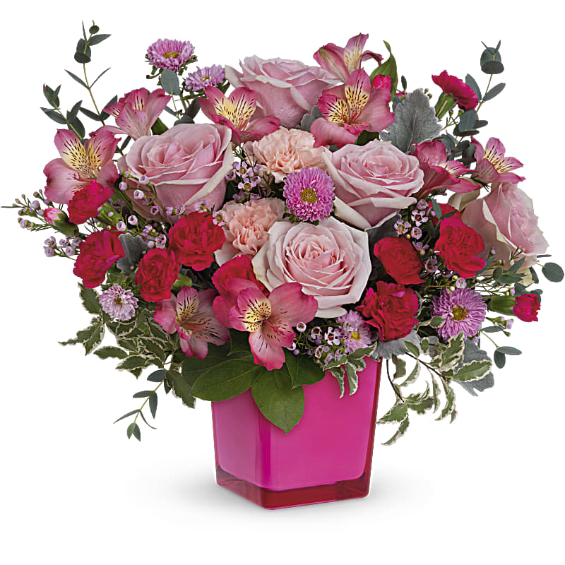 Rosy Moment Bouquet - Flower Den Florist | Northern Virginia