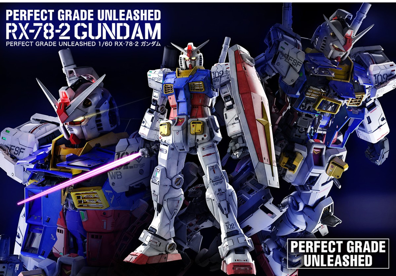 Perfect Grade PG UNLEASHED 1/60 RX-78-2 Gundam Plastic Model Kit