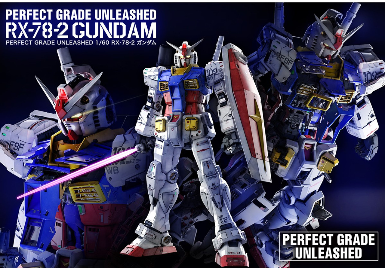 Perfect Grade Pg Unleashed 1 60 Rx 78 2 Gundam Plastic Model Kit Bandai