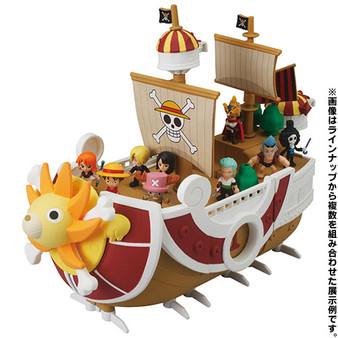 (SET)ONE PIECE Memorial Log Ship Thousand Sunny BOX (CANDY TOY)(Released)