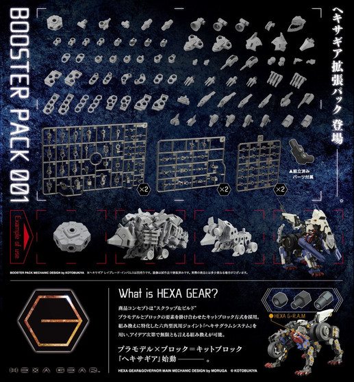 Kotobukiya Hexa Gear HG016 Booster Pack 01 1/24 Model Kit