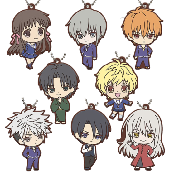 Fruits Basket Capsule Rubber Mascot