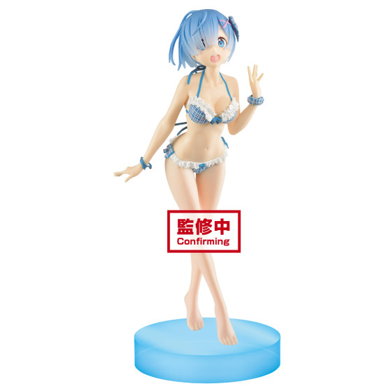 RE ZERO REM EXQ Figure Blue Bikini