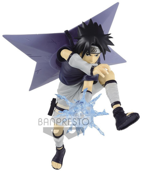 Naruto Shippuden Uchiha Sasuke Vibration Stars Figure - Banpresto