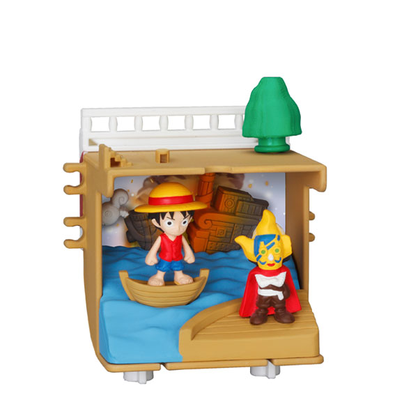 SET)ONE PIECE Memorial Log Ship Thousand Sunny BOX (CANDY