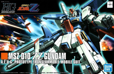 HG MSZ-010 ZZガンダム & PMX-000メッサラ Gundam Z Double Zeta - #219 MSZ-010 ZZ Gundam HG HGUC 1/144 Model Kit