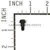 Briggs and Stratton OEM 690940 - SCREW Briggs and Stratton Original Part - Image 2