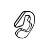 Briggs and Stratton OEM 93307 - RETAINER-GOVERNOR SHAFT - Briggs and Stratton Original Part