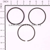Briggs and Stratton OEM 493261 - RING SET-STD Briggs and Stratton Original Part - Image 2 Briggs and Stratton OEM 493261 - RING SET-STD Briggs and Stratton Original Part - Image 2