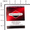 Briggs and Stratton OEM 491056 - FILTER-OIL Briggs and Stratton Original Part