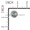 Briggs and Stratton OEM 703948 - PUSHNUT 3/8 Briggs and Stratton Original Part - Image 2