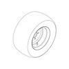 Hustler OEM 607816 - TIRE WHEEL 20 X 10.00 10 BLACK - Hustler Original Part