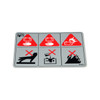 Hustler OEM 601815 - BATTERY WARNING DECAL - Hustler Original Part