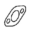Kohler OEM 33 041 16-S - GASKET; MANIFOLD - Kohler Original Part