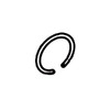 Husqvarna OEM 531222801 Snap Ring Snap Ring 12X10X1 Husqvarna Original Part