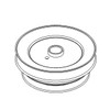 TORO 108-2713 - PULLEY AND HUB ASM - Original OEM part TORO 108-2713 - PULLEY AND HUB ASM - Original OEM part