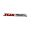 Scag OEM 484453 - DECAL, SCAG HEAVY DUTY