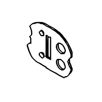 Briggs and Stratton OEM 698773 - VALVE-CHOKE Briggs and Stratton Original Part - Image 1