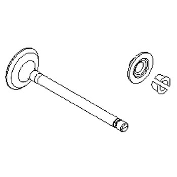 Briggs and Stratton OEM 793557 - VALVE-EXHAUST Briggs and Stratton Original Part - Image 1