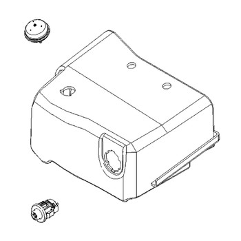 Briggs and Stratton OEM 593679 - HOOD-SNOW Briggs and Stratton Original Part - Image 1