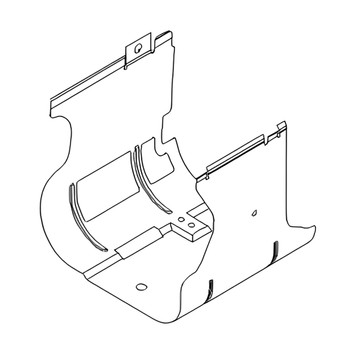 Briggs and Stratton OEM 698454 - SHIELD-CYLINDER Briggs and Stratton Original Part - Image 1