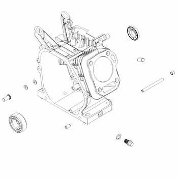 Briggs and Stratton OEM 591446 - CYLINDER ASSEMBLY Briggs and Stratton Original Part - Image 1