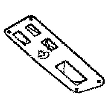 Briggs and Stratton OEM 1726526SM - DECAL-IGNITION SWITCH Briggs and Stratton Original Part - Image 1