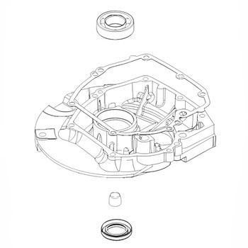 Briggs and Stratton OEM 596013 - SUMP-ENGINE Briggs and Stratton Original Part - Image 1