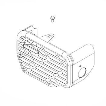 Briggs and Stratton OEM 596014 - GUARD-MUFFLER Briggs and Stratton Original Part - Image 1