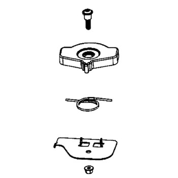 Briggs and Stratton OEM 709924 - KIT-LEVER CHUTE ROTATION Briggs and Stratton Original Part - Image 1