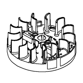 Briggs and Stratton OEM 596753 - FLYWHEEL Briggs and Stratton Original Part - Image 1