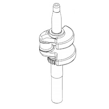 Briggs and Stratton OEM 597302 - CRANKSHAFT Briggs and Stratton Original Part - Image 1