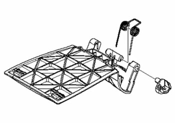 Husqvarna OEM 501065801 - Hinge Kit Kit - Husqvarna Original Part - Image 1