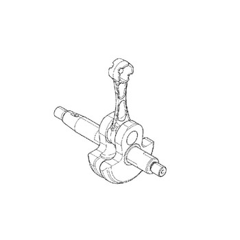 Husqvarna OEM 521628801 - Shaft Comp - Husqvarna Original Part - Image 1